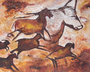 Stampede at Lascaux